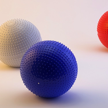 Versatile Gymnastic Ball Set 3D model image 1 