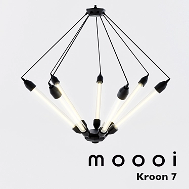 Kroon-7: Exquisite Contemporary Lighting 3D model image 1 