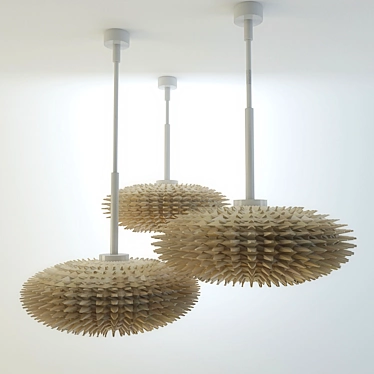 Adorable Hedgehog Nursery Lamp 3D model image 1 