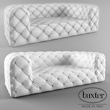 Italian Baxter Chester Sofa 3D model image 1 