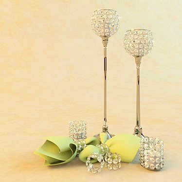 Elegant Decor Set 3D model image 1 