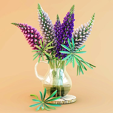 Blooming Beauty: Elegant Flowers for Every Occasion 3D model image 1 