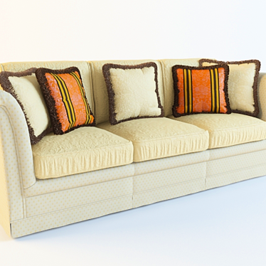 Elegant Busnelli&Adamo Sofa 3D model image 1 