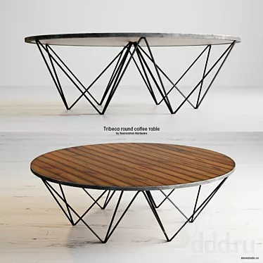 Restoration Hardware Tribeca Coffee Table 3D model image 1 