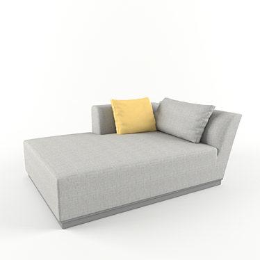 Modern Meridiani Lewis Sofa 3D model image 1 