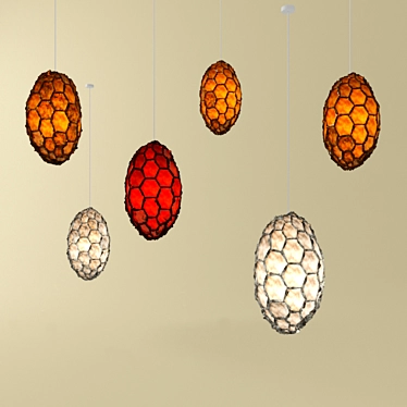 Nectar Kitset: Stylish Hanging Lamp 3D model image 1 