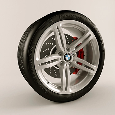 BMW 6-Series Wheel: Perfect Texture 3D model image 1 