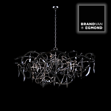 Elegant and Versatile Contemporary Chandelier 3D model image 1 