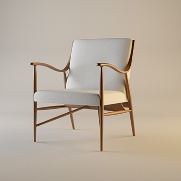 Vintage Casablanka Chair 3D model image 1 