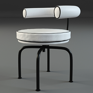 Luxury Designer LC-7 Chair 3D model image 1 