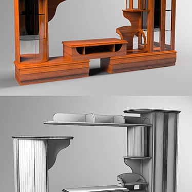 Ultimate TV Stand 3D model image 1 