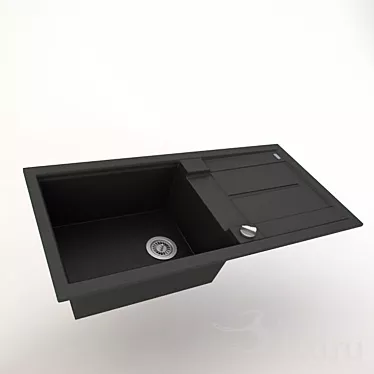 Modern Stainless Steel Sink: Blanco METRA XL6S 3D model image 1 