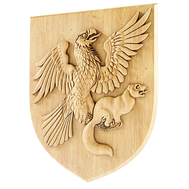 German Coat of Arms CNC-ready Model 3D model image 1 