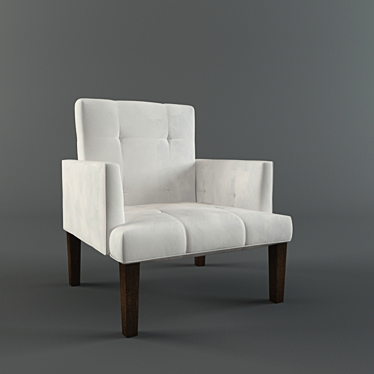 Elegant Comfort Chair 3D model image 1 