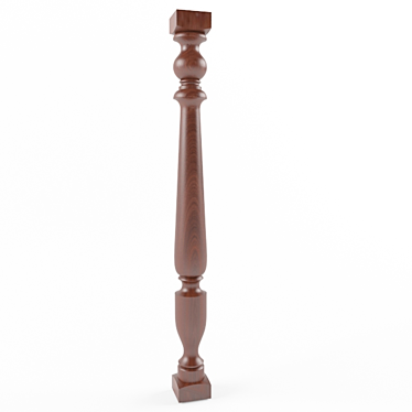 Elegant Baluster for Home Decor 3D model image 1 