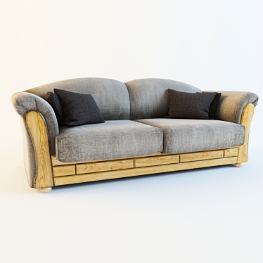 Modern Belfan City Sofa 3D model image 1 