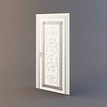 Arcadia Maia Deco Door 3D model image 1 