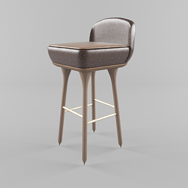 Se-London Bar Stool 3D model image 1 