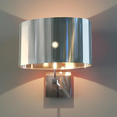 Elegant Wall Sconce - 16x28cm 3D model image 1 