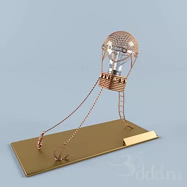 Illuminating Balloon Table Lamp 3D model image 1 