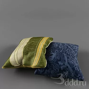 Cozy Dream Pillows 3D model image 1 