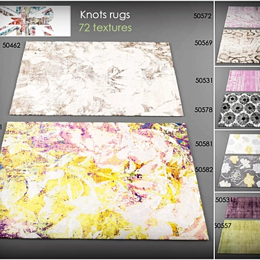 Elegant Knots Rugs Collection 3D model image 1 