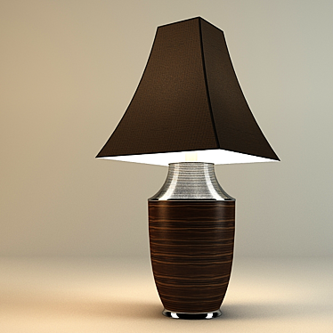 Exquisite Guinea Table Lamp 3D model image 1 