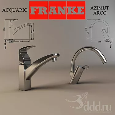 Stunning Franke Acquario & Azimut Arco 3D model image 1 