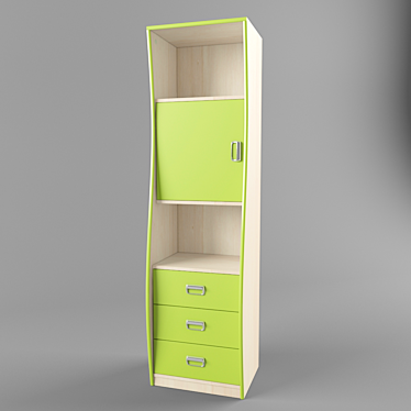 Compact Closet-Column Van: Neman-Furniture 3D model image 1 