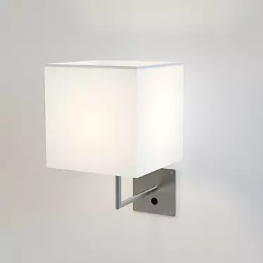 Elegant Hotel Wall Lamp 3D model image 1 