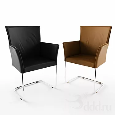 Modern Danny Dining Chair: Stylish 3D Model 3D model image 1 