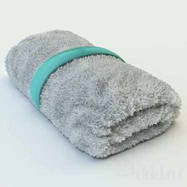 Compact Rolled Towel 3D model image 1 