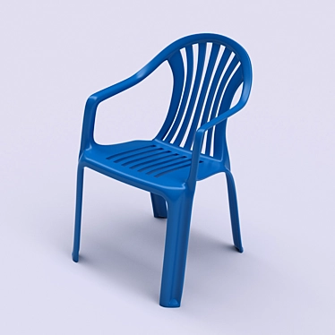 Palmira Plastic Chair 3D model image 1 