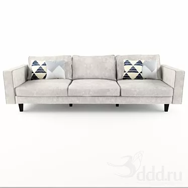 Baxter Stoccolma: 3D Sofa Model 3D model image 1 