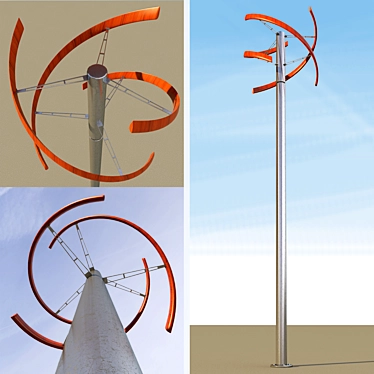 Sculptural Wind Power: Enessere Hercules 3D model image 1 