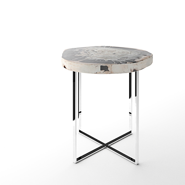 Title: DK Home Natural Cut Table 3D model image 1 