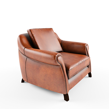 Elegant Wilson Armchair 3D model image 1 