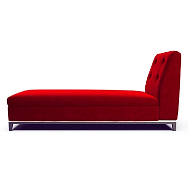 Elegant Maven Chaise 3D model image 1 