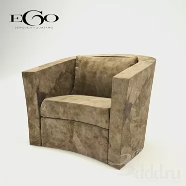 Moon Chair: Modern Elegance for Your Space 3D model image 1 