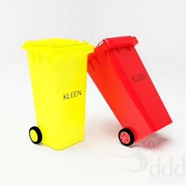 Reusable Plastic Trash Bag 3D model image 1 