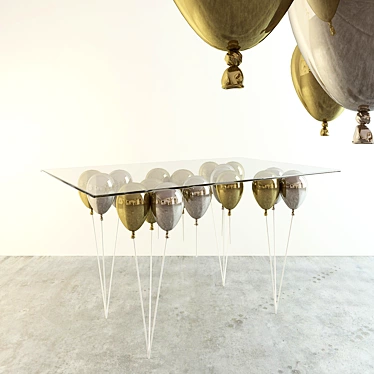 Sleek UP Table: A Modern Masterpiece. 3D model image 1 