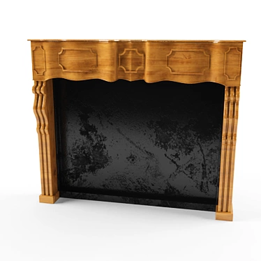 Elegant Fireplace by Dialma Brown 3D model image 1 