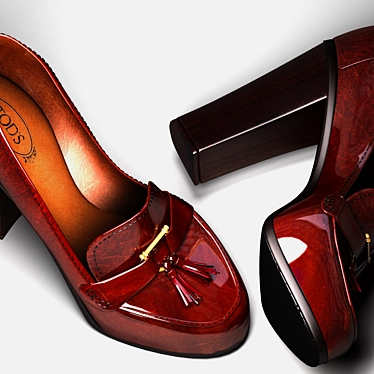 Tod's Slip-On Loafers 3D model image 1 