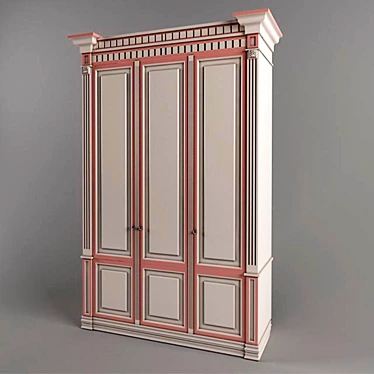 Italian Tango Wardrobe: Elegant and Functional 3D model image 1 