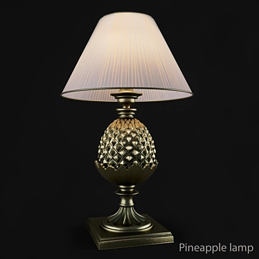 Classic Pineapple Table Lamp 3D model image 1 