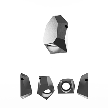 Wall-mounted Luminaire 3D model image 1 