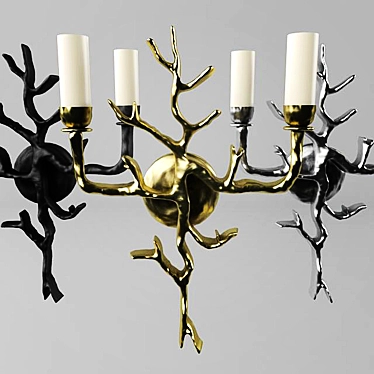 Exquisite Isis Wall Light 3D model image 1 