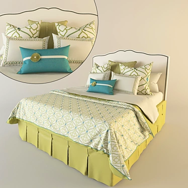 Bradshaw Bedding Set: 180*200 Mattress Size 3D model image 1 