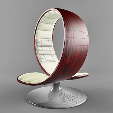 Couple's Hug Chair 3D model image 1 