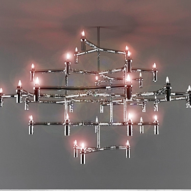 K.ONE Italian Chandelier by Rifra 3D model image 1 